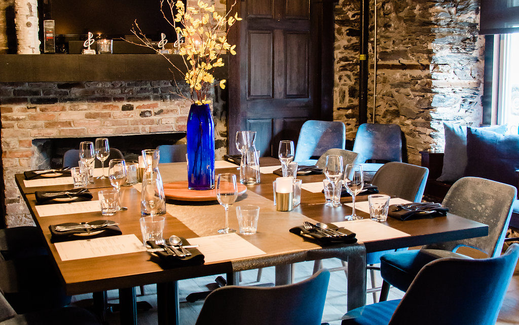 The Carleton's private dining meeting space in Halifax, Nova Scotia.