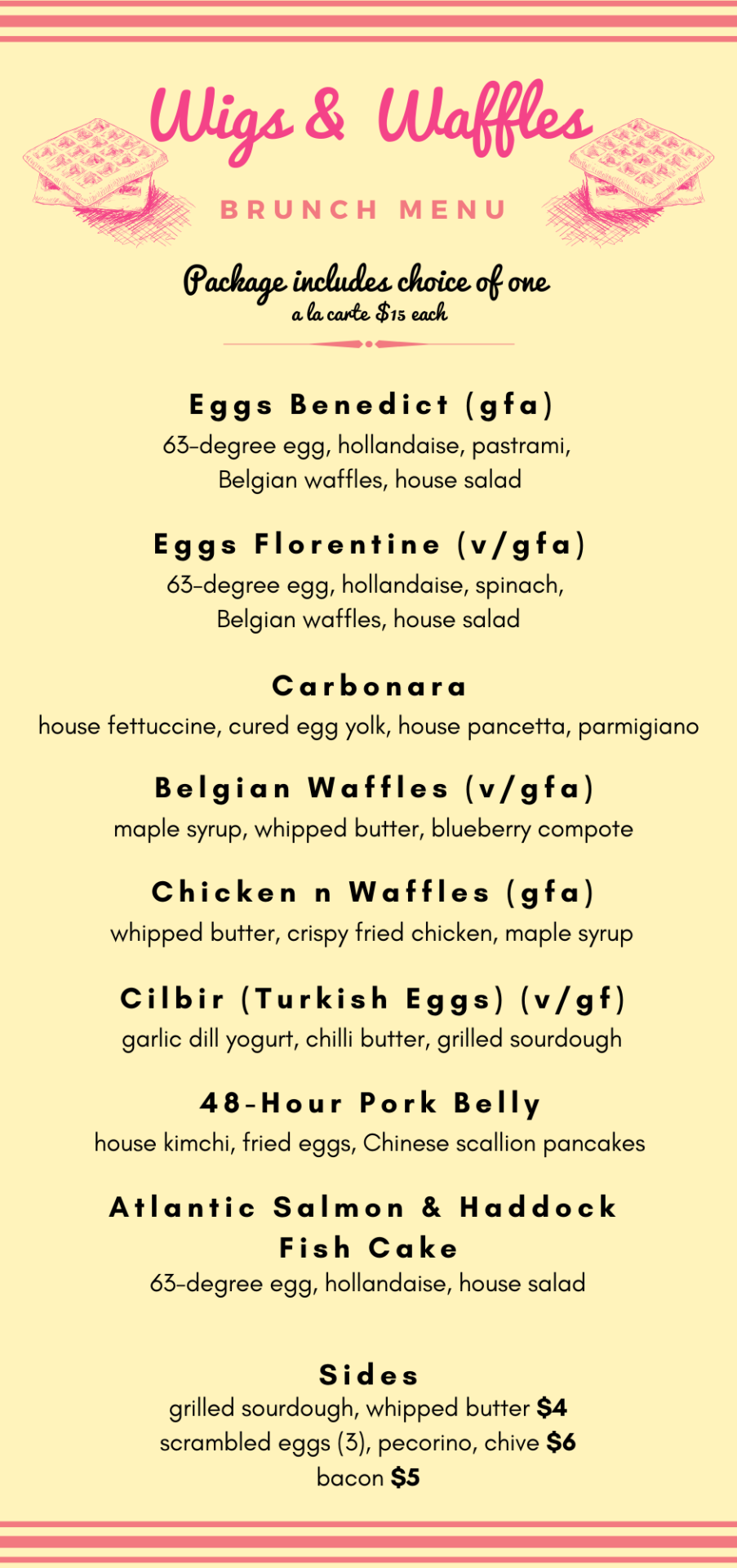 Wigs & Waffles A Drag Brunch The Carleton